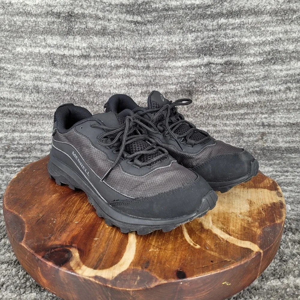 Merrell Moab Speed Black Waterproof‎ Hiking Shoes Black Men's Size 6